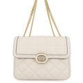 Gucci Shoulder Bag Deco Chain Bag Leather 2-Way White