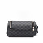 Louis Vuitton Toilet Pouch Travel Wide Tube Black Gray — view 3