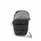Louis Vuitton Toilet Pouch Travel Wide Tube Black Gray — view 4