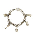 Tiffany & Co Bracelet Multi Charm Silver Official Customer Polished 925 Sterling