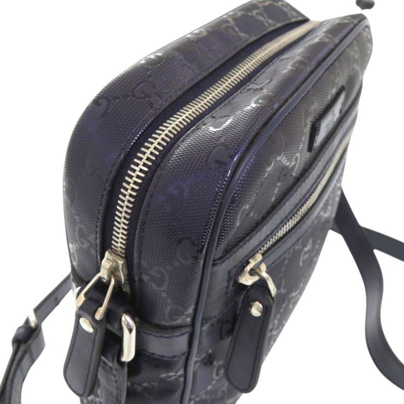 Gucci GG Imprime Shoulder Bag Crossbody Purple 0470 — view 4