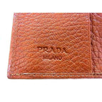 Prada Wallet 1 M0176 Brown Leather Trifold — view 8