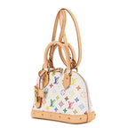 Louis Vuitton Limited Edition LV Takashi Murakami Alma Bbwhite Handbag White Multicolor — view 2