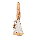 Louis Vuitton Limited Edition LV Takashi Murakami Alma Bbwhite Handbag White Multicolor — view 3