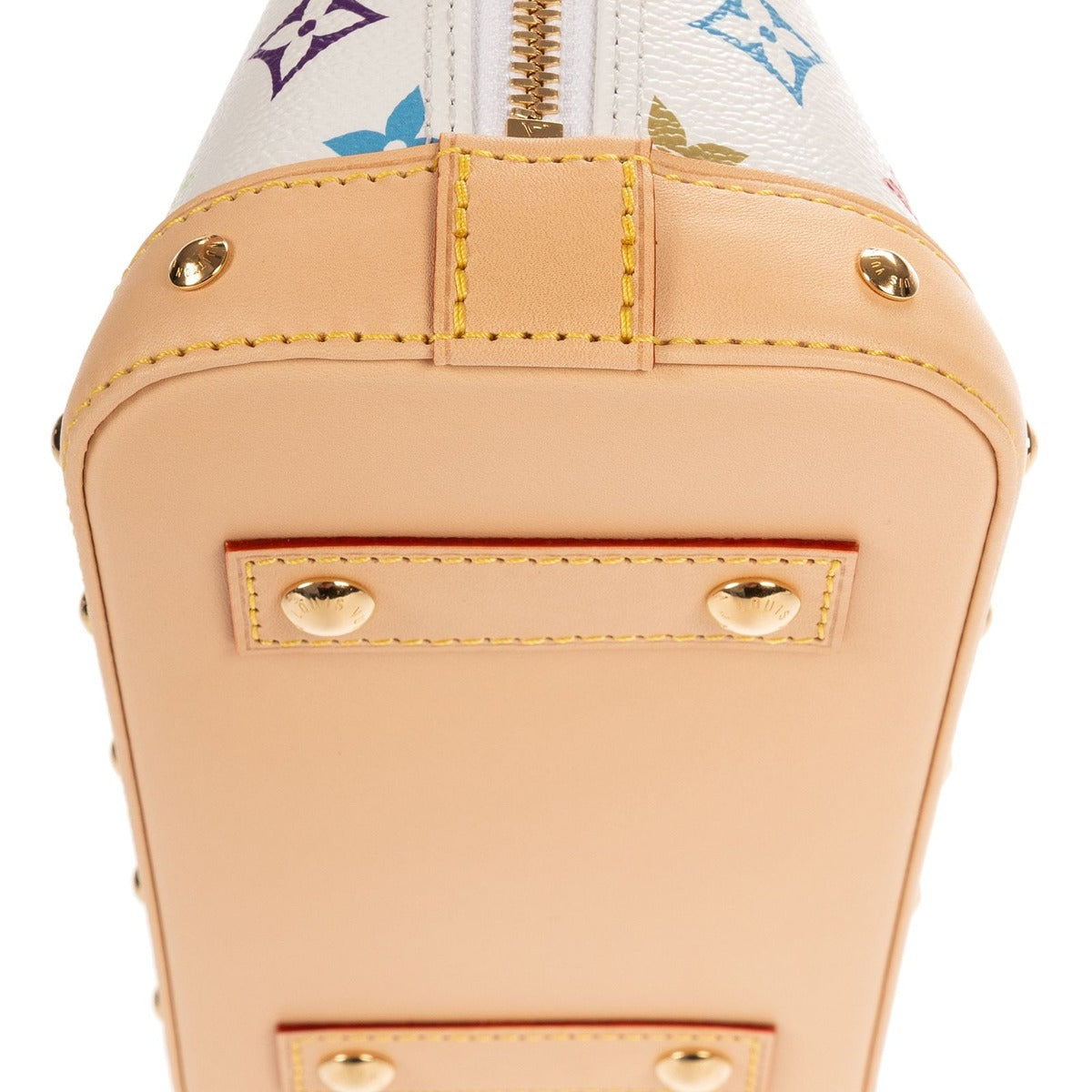 Louis Vuitton Limited Edition LV Takashi Murakami Alma Bbwhite Handbag White Multicolor — view 7