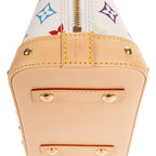 Louis Vuitton Limited Edition LV Takashi Murakami Alma Bbwhite Handbag White Multicolor — view 8