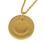 Dior Logo CD Metal Gold Necklace Accessories 1792 — view 4