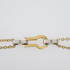 Louis Vuitton Bracelet Serule Metal Gold Silver Viton — view 6
