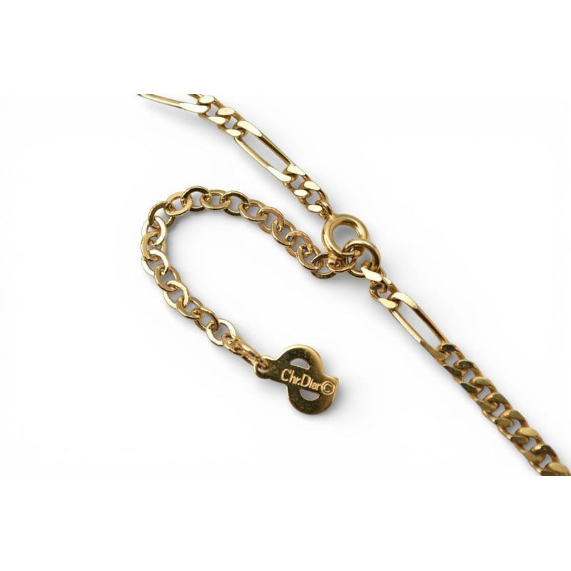 Christian Dior Necklace Vintage Logo Motif — view 4