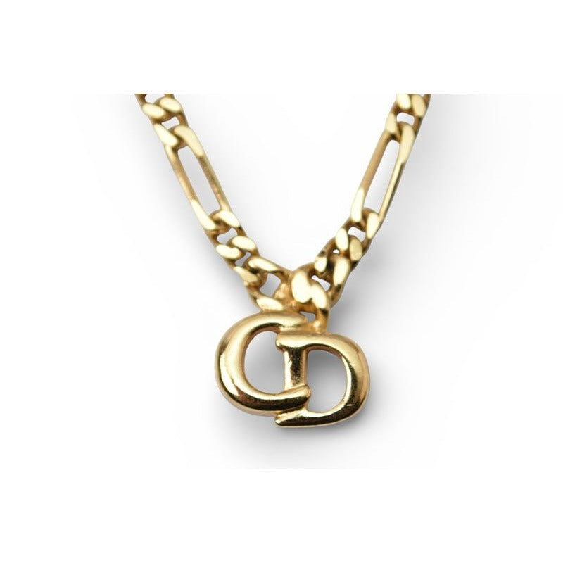 Christian Dior Necklace Vintage Logo Motif