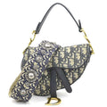 Dior Saddle Bag Leather Canvas