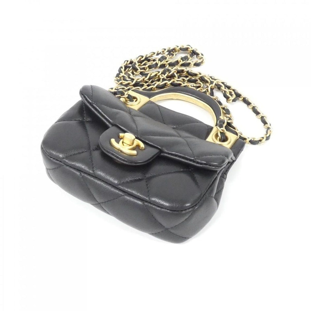 Chanel Card Case Card Holders Gold — view 3