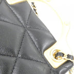 Chanel Card Case Card Holders Gold — view 4