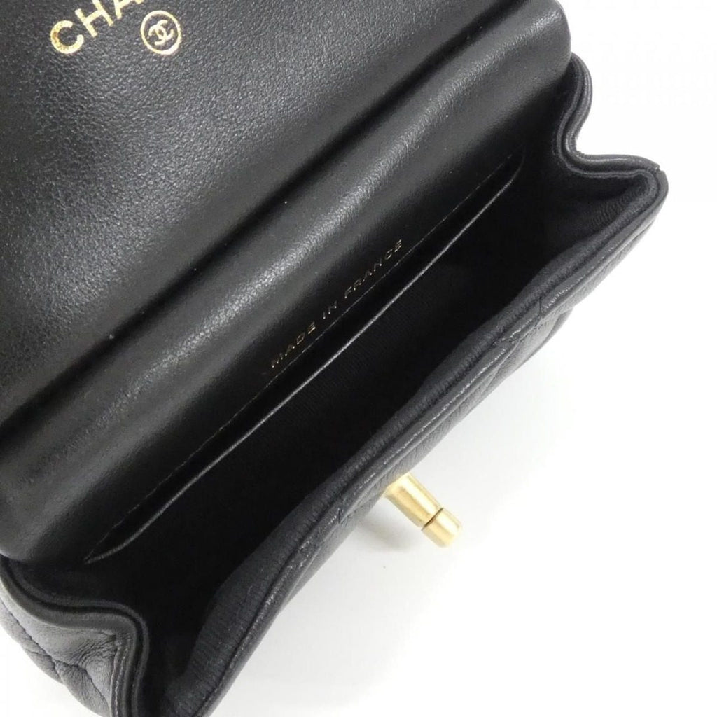 Chanel Card Case Card Holders Gold — view 6