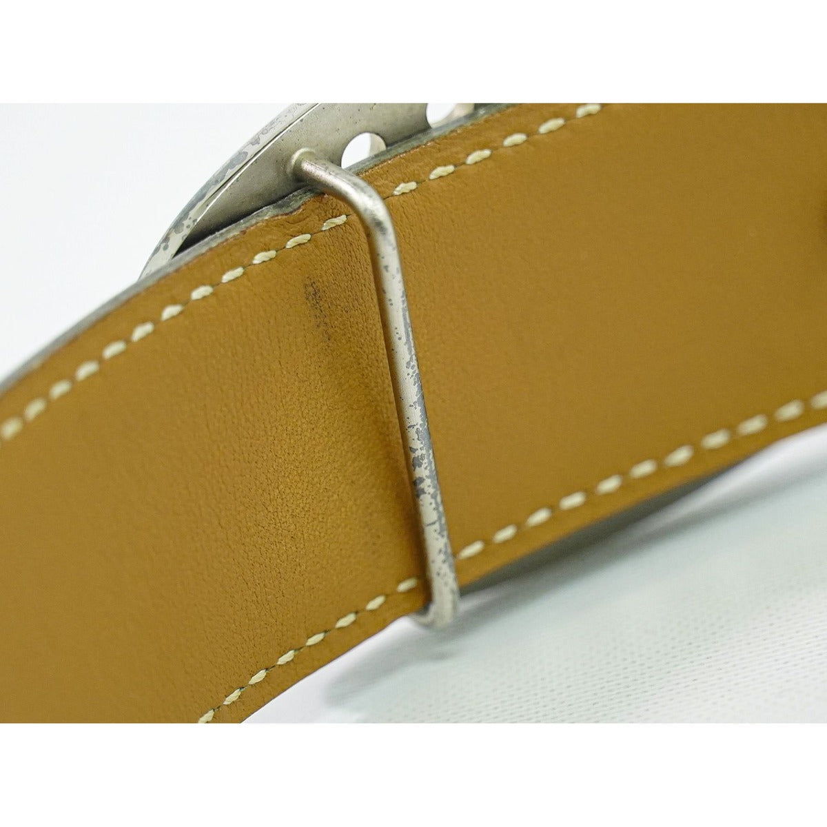 Hermes Evelyne Reversible Belt Leather Black Brown — view 6