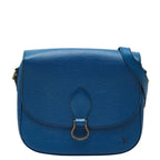 Louis Vuitton Epi Saint Cloud Crossbody Shoulder Bag Toledo Blue Leather