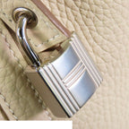 Hermes Picotin Lock PM Craie Silver Taurillon Handbag — view 6