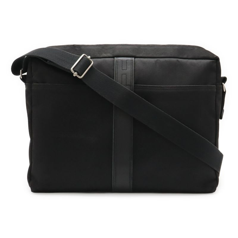 Hermes Acapulco Basas MM Shoulder Bag Messenger Crossbody Nylon Leather — view 2