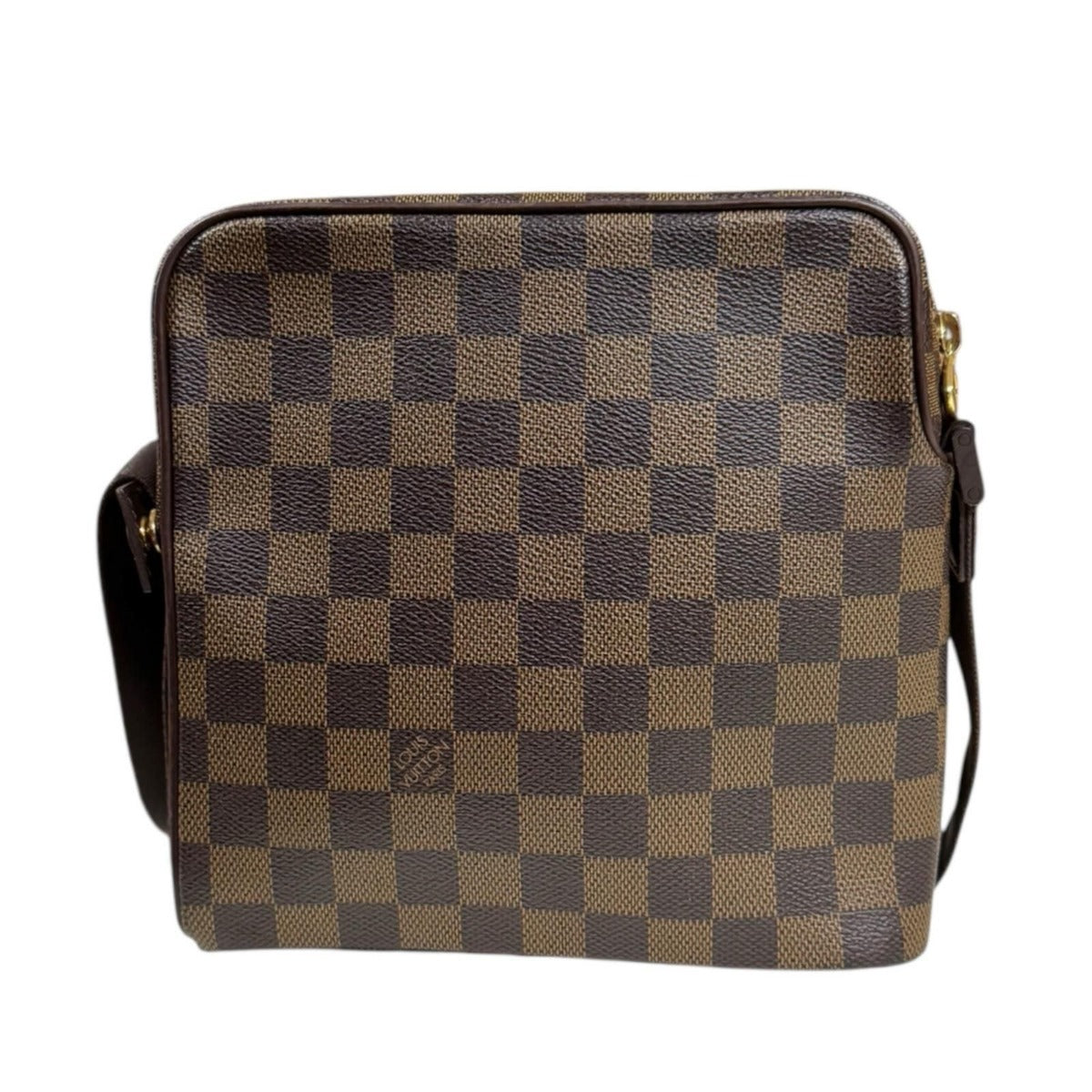Louis Vuitton Olaf PM Damier Shoulder Bag Canvas Brown — view 3