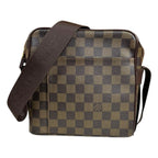 Louis Vuitton Olaf PM Damier Shoulder Bag Canvas Brown