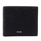 Dior Gravity Leather Bifold Wallet Black