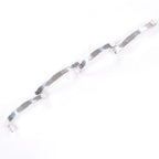Gucci Vintage Bar Link Bangle Bracelet Silver Weight — view 3
