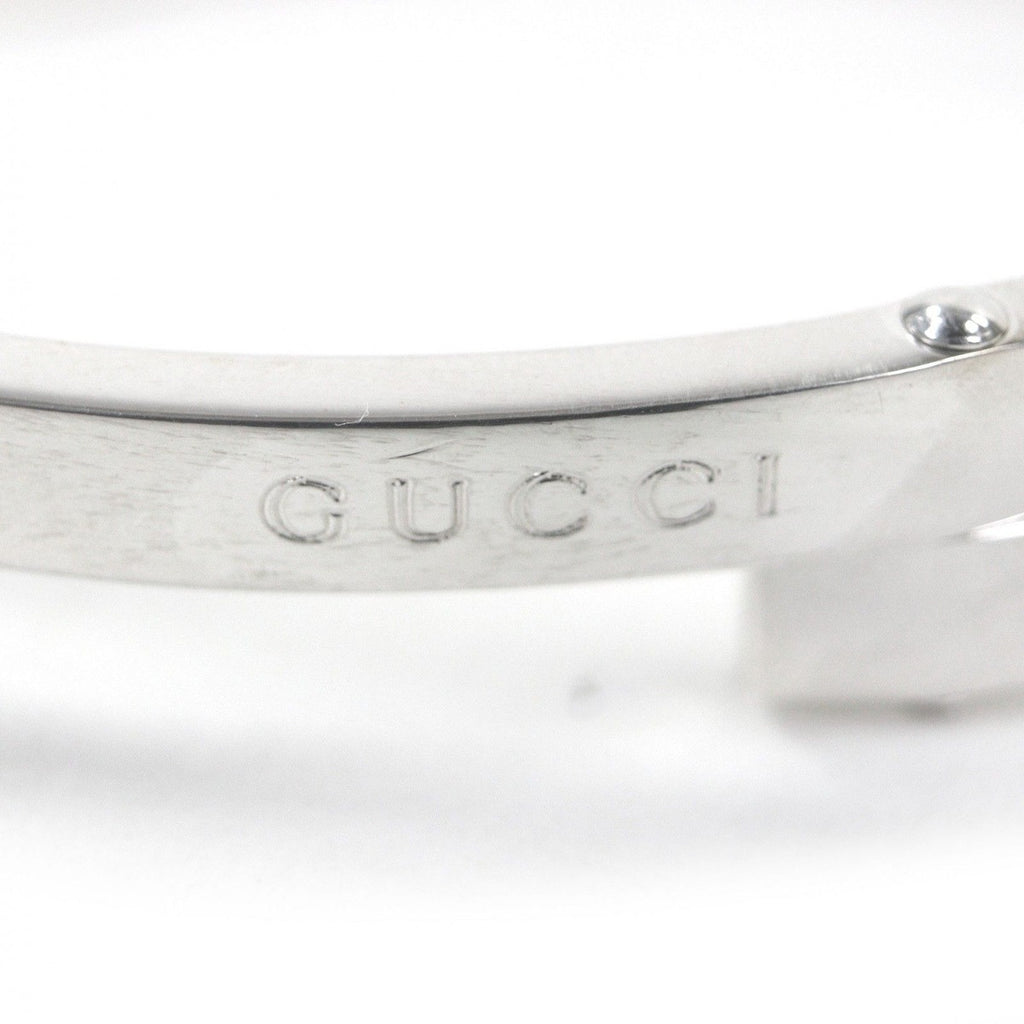 Gucci Vintage Bar Link Bangle Bracelet Silver Weight — view 4