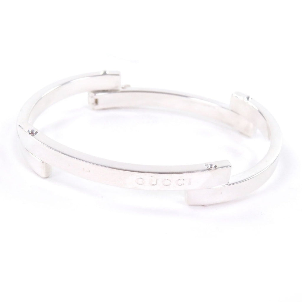 Gucci Vintage Bar Link Bangle Bracelet Silver Weight