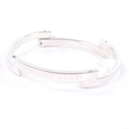 Gucci Vintage Bar Link Bangle Bracelet Silver Weight