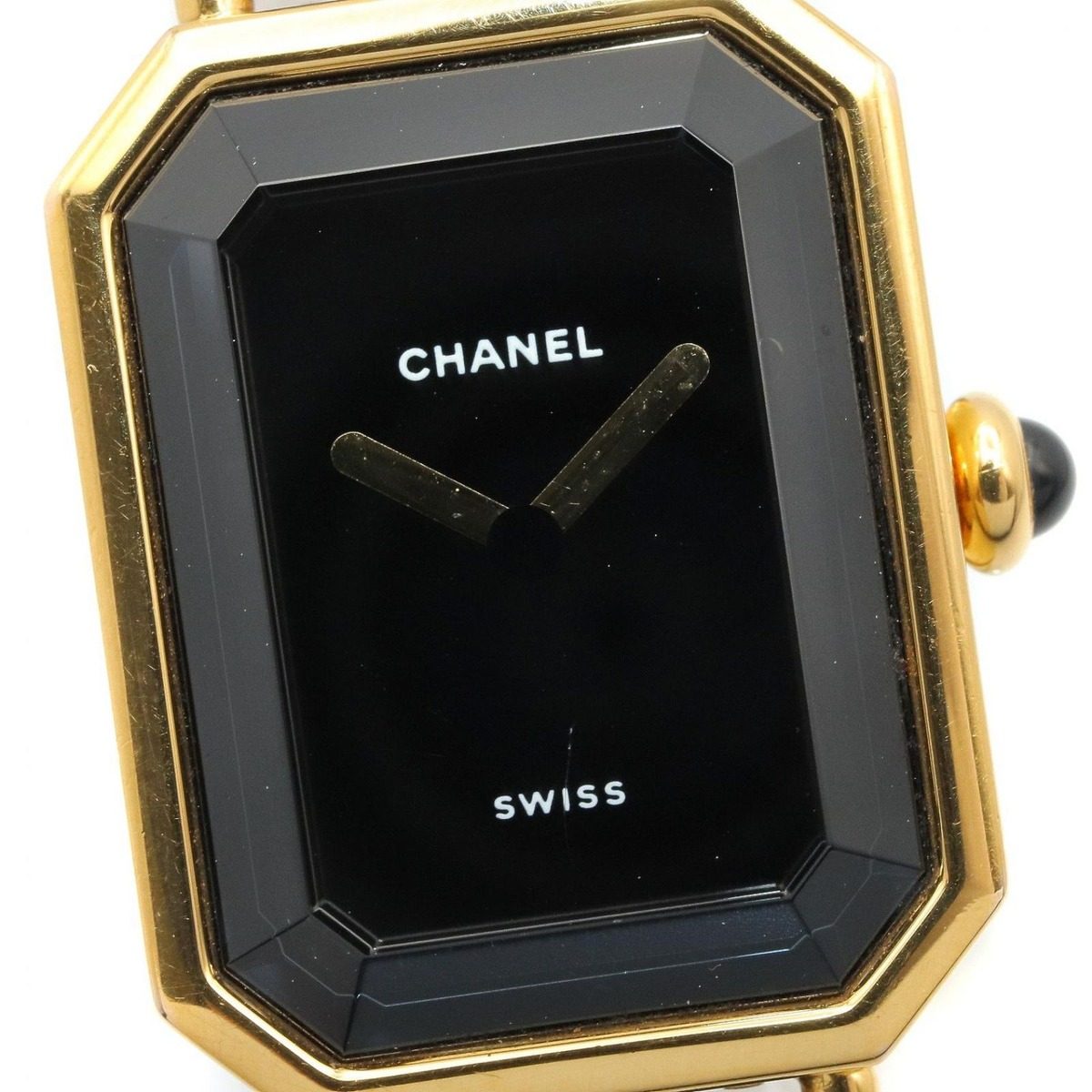 Chanel Watch Premiere M Black Leather — view 3