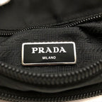 Prada Waist Pouch Nylon Tessuto Black — view 8