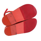 Chanel Sports Sandals Red Multicolor 36 Leather CC — view 5