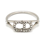 Dior Clair D Lune de Ring L White Crystal CD Signature — view 4