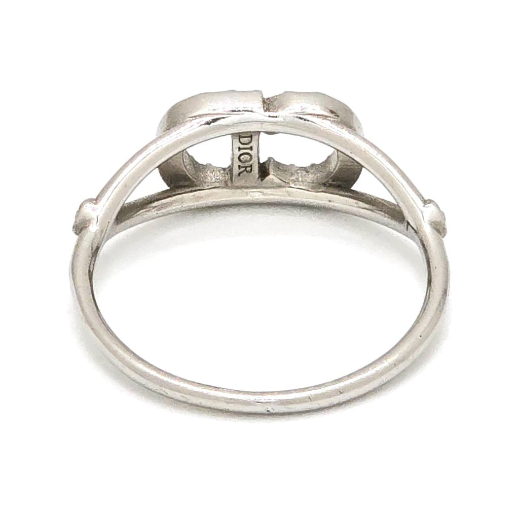 Dior Clair D Lune de Ring L White Crystal CD Signature — view 6