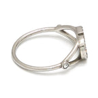 Dior Clair D Lune de Ring L White Crystal CD Signature — view 7