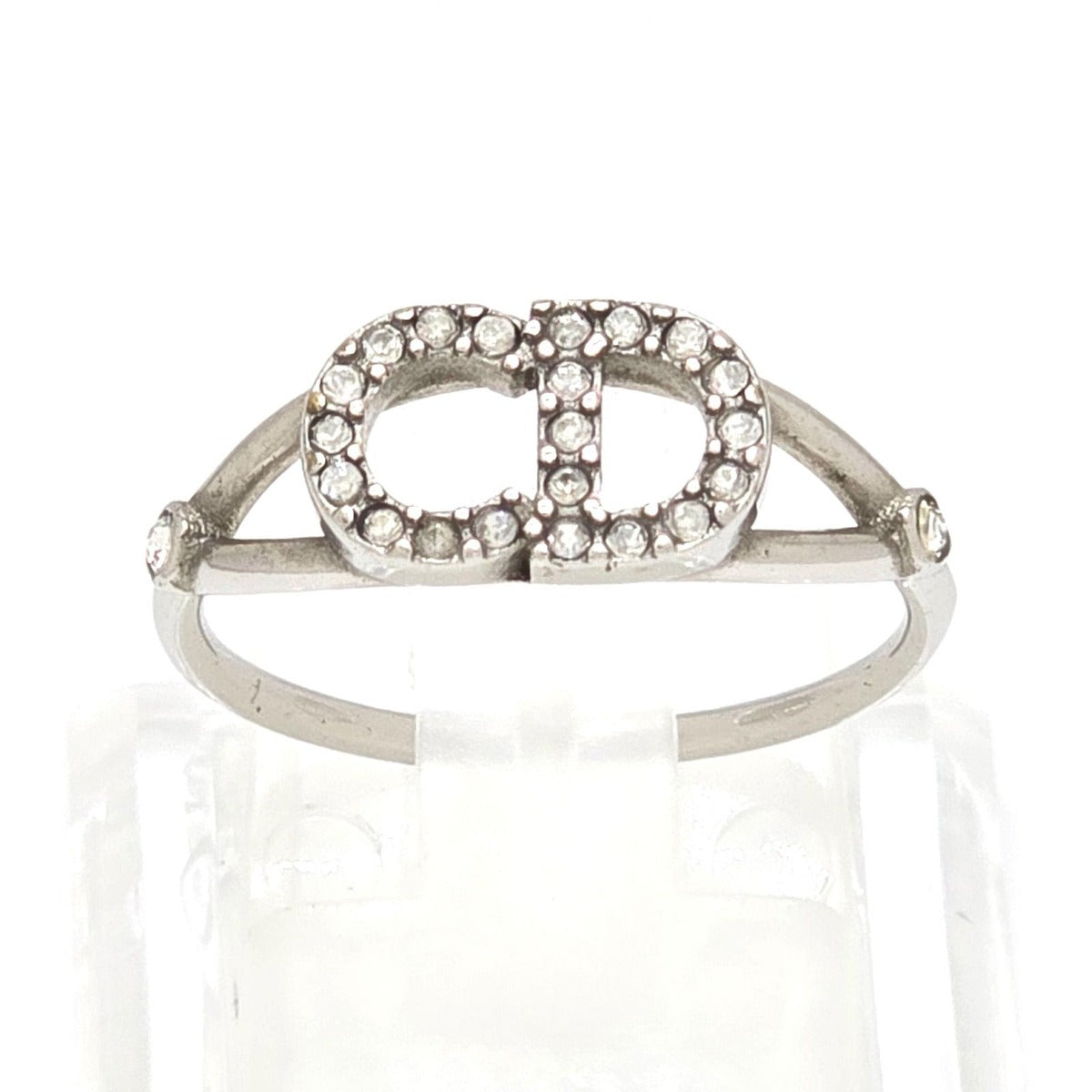 Dior Clair D Lune de Ring L White Crystal CD Signature