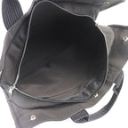 Hermes Her Line Herbag MM Silver Hardware Serie Button Canvas Tote Bag Gray — view 4