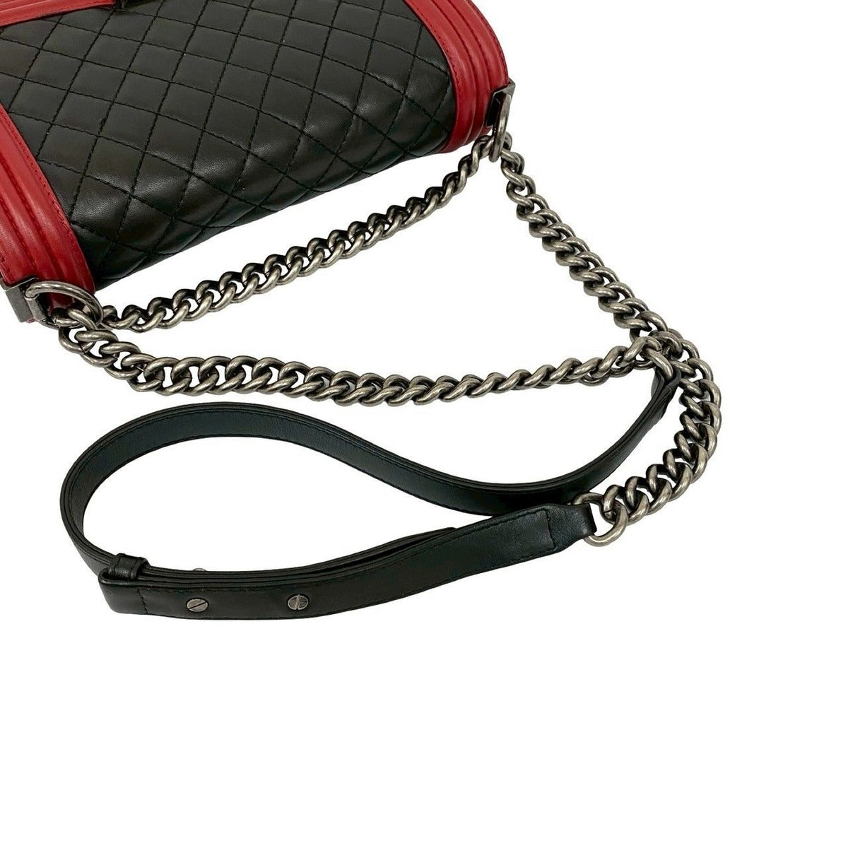 Chanel CC Logo Lambskin Leather Chain — view 4