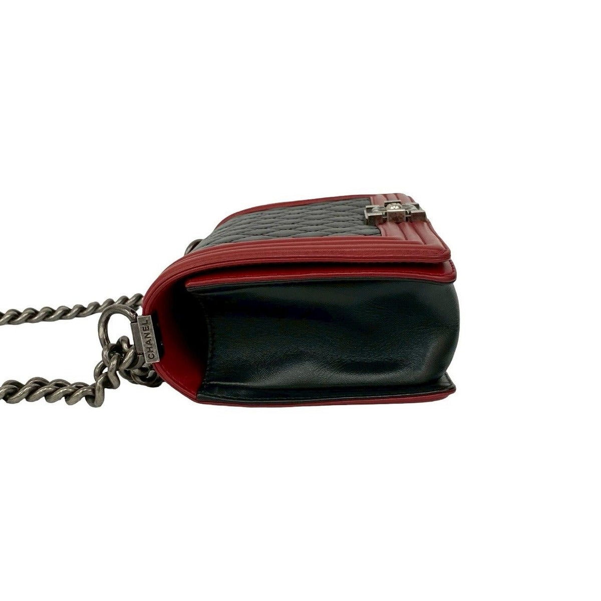 Chanel CC Logo Lambskin Leather Chain — view 5