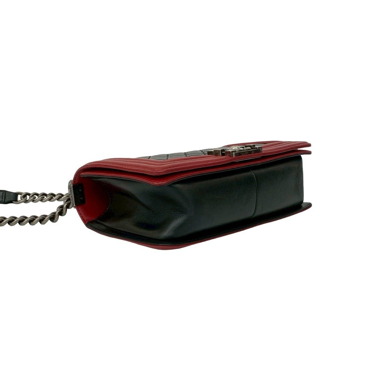 Chanel CC Logo Lambskin Leather Chain — view 7