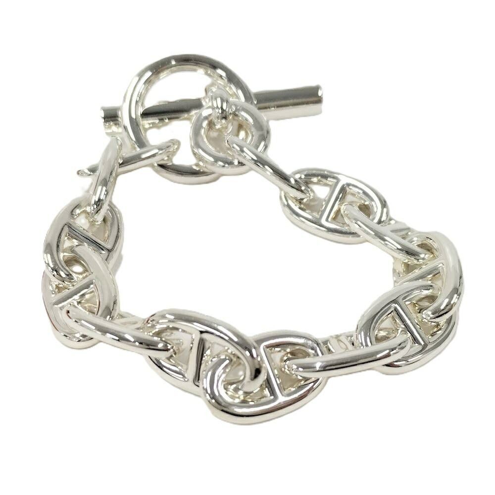 Hermes Chaine D'ancre MM Bracelet 13 Links Silver