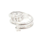 Gucci Double G Key Motif Ring AG 925 Silver 18 Weight