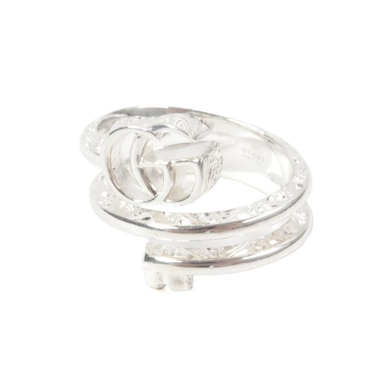 Gucci Double G Key Motif Ring AG 925 Silver 18 Weight — view 2