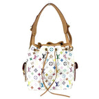 Louis Vuitton Shoulder Bag Petit Noe Monogram Multicolor Canvas Bronze