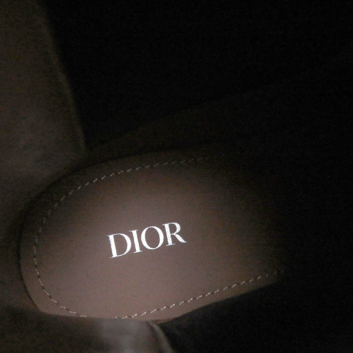 Dior Homme Evidence Leather CD Logo Medallion Wingtip Oak Side Gore — view 9