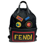 Fendi Nylon Backpack Black Vocabulary