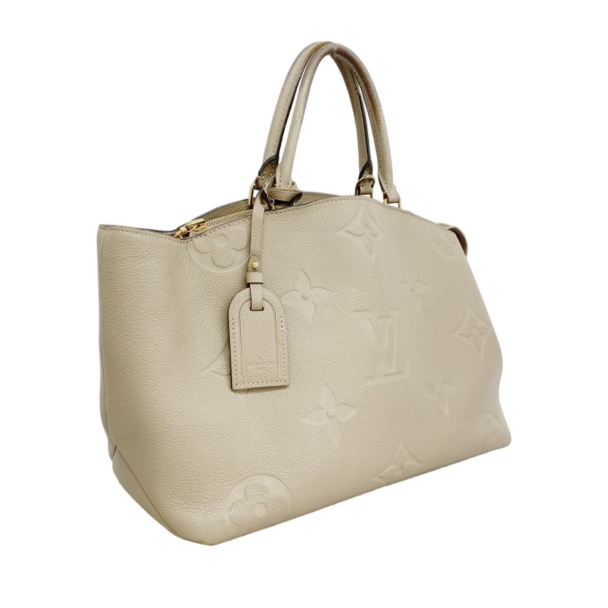 Louis Vuitton Handbag Monogram Empreinte Grand Palais MM Tourterelle 2-Way — view 2