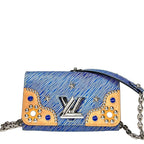 Louis Vuitton Epi Denim Twist Chain Shoulder Bag