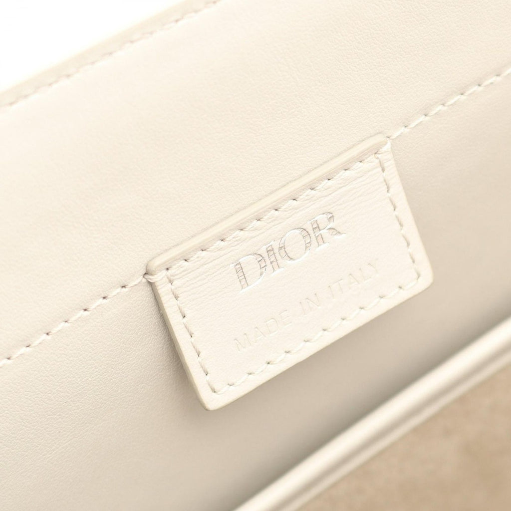 Dior Tote CD Diamond Color Gray Canvas Leather — view 4