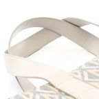 Dior Tote CD Diamond Color Gray Canvas Leather — view 7